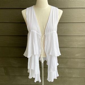 Coco + Carmen Front Tie Blouse